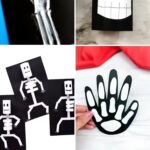 A collage of Skeleton Arts and Crafts