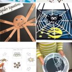 A collage of Spider STEM Activities