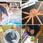 A collage of Spider STEM Activities