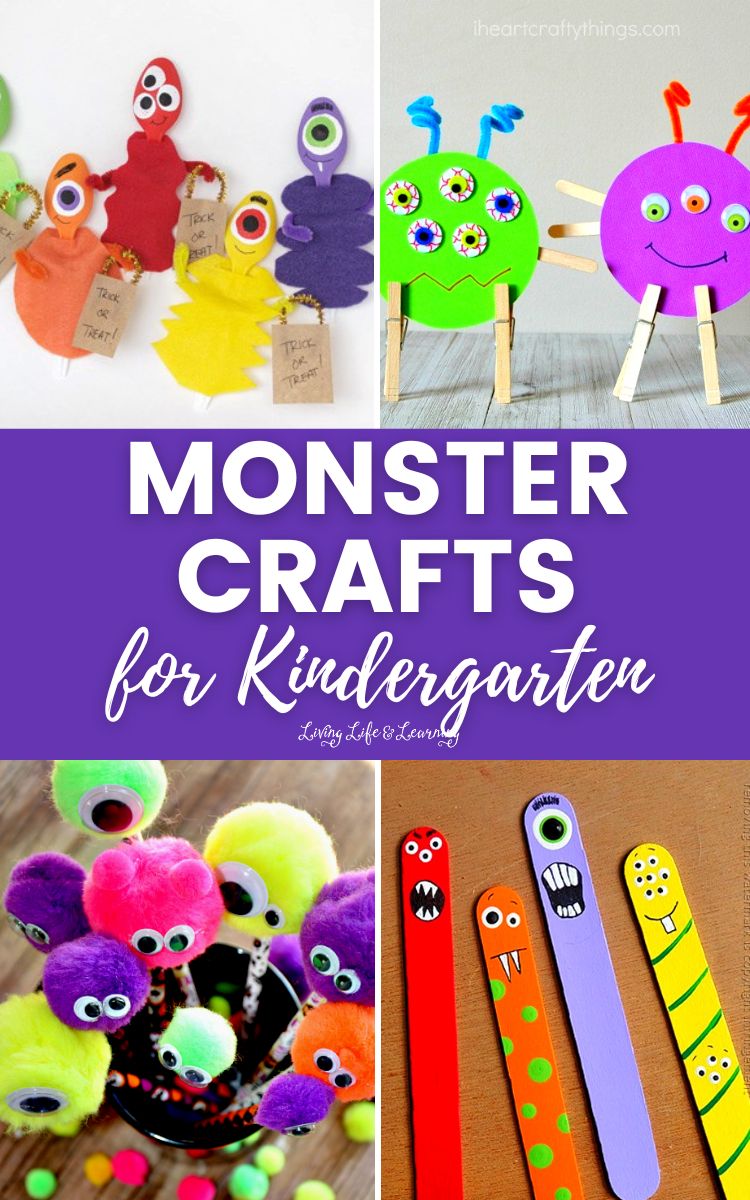 Monster Crafts for Kindergarten