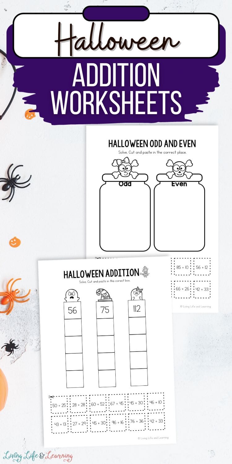 Halloween Addition Worksheets
