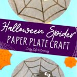 An image of the Halloween Spider Paper Plate Craft