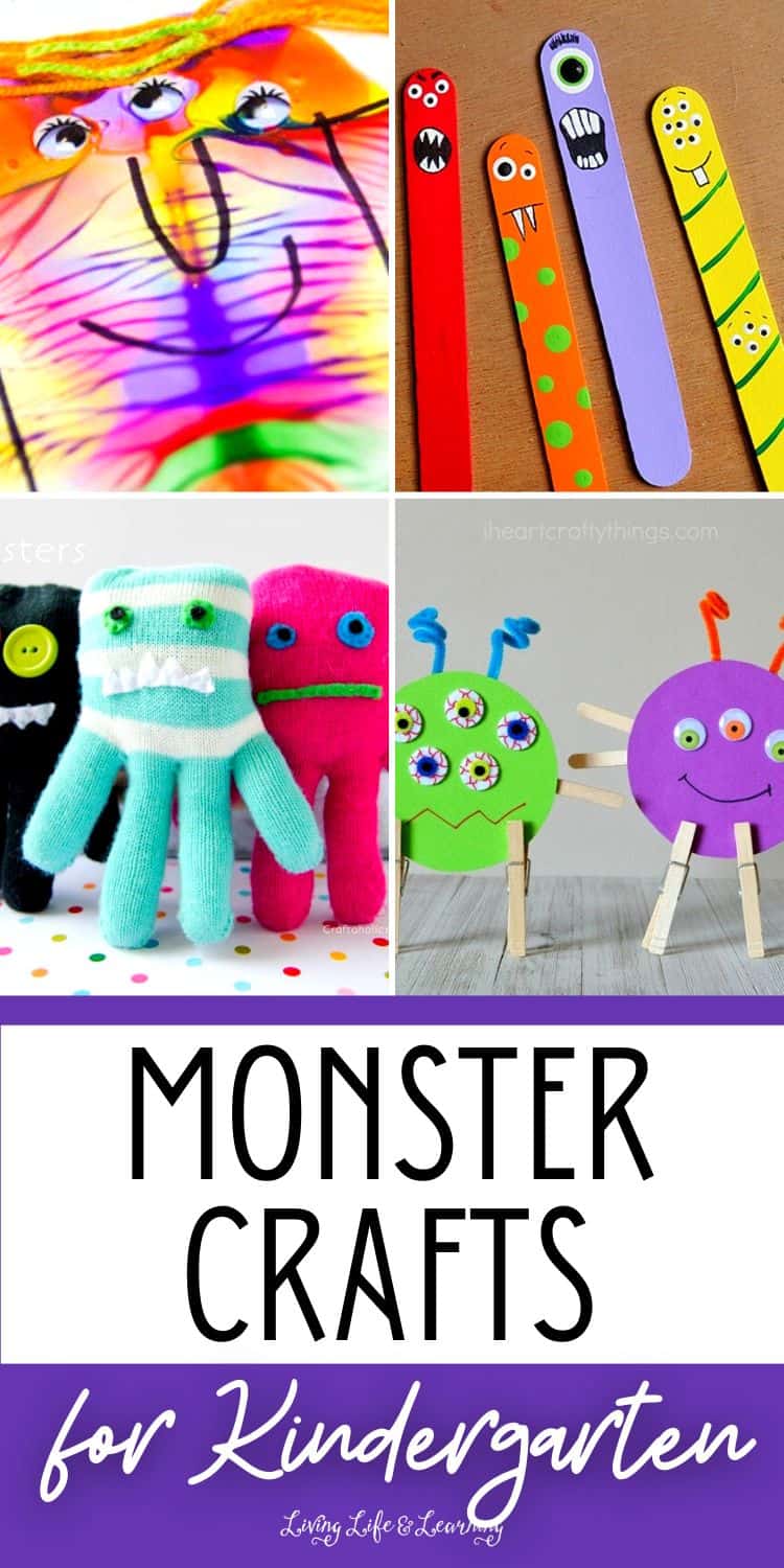Monster Crafts for Kindergarten