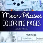 Moon Phases Coloring Pages