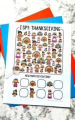 I Spy Thanksgiving Printables