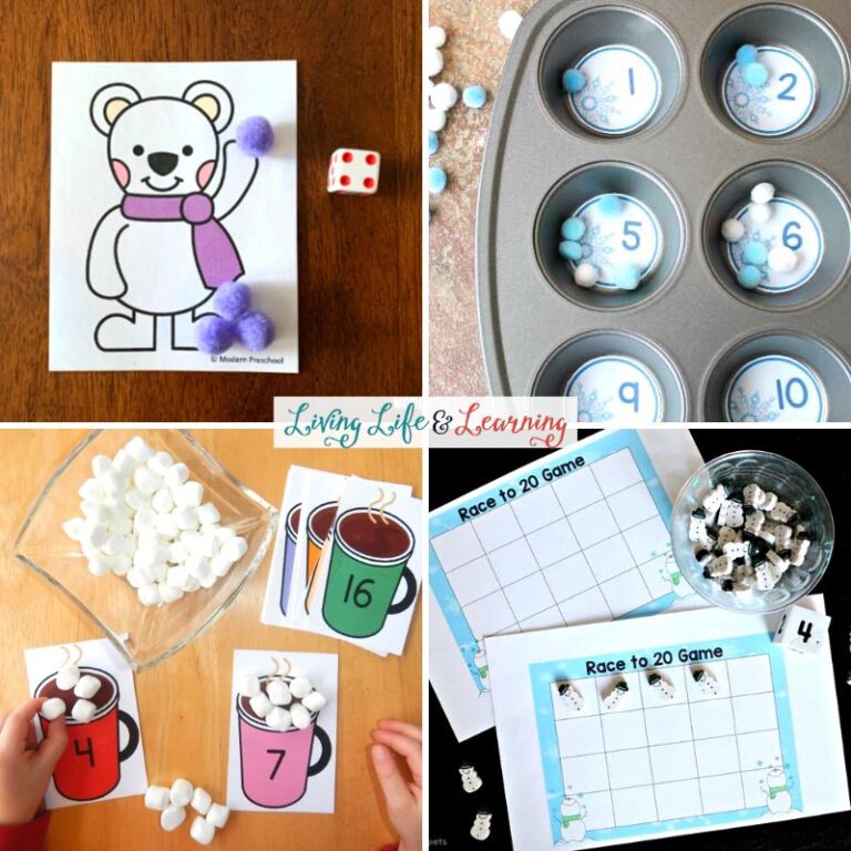 Winter Math Activities for Preschoolers
