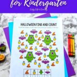 Halloween Math Worksheets for Kindergarten