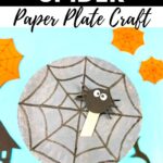 An image of the Halloween Spider Paper Plate Craft