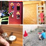 A collage of Firefighter Activities for Elementary