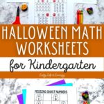 Halloween Math Worksheets for Kindergarten