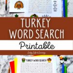 Turkey Word Search Printable