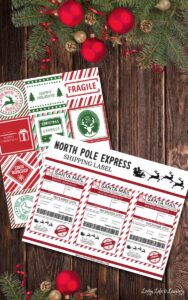 Free Printable Santa Shipping Label