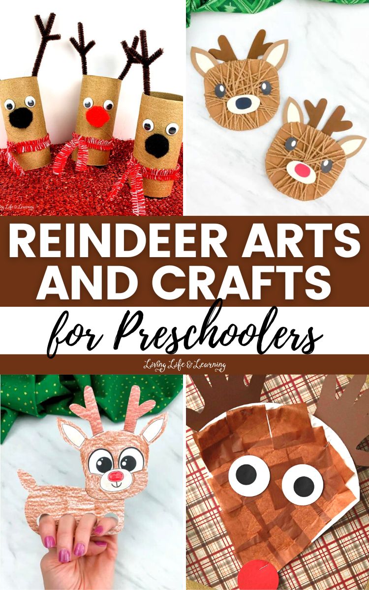 Reindeer Arts and Crafts for Preschoolers