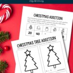 Christmas Addition Worksheets for Elementary Students