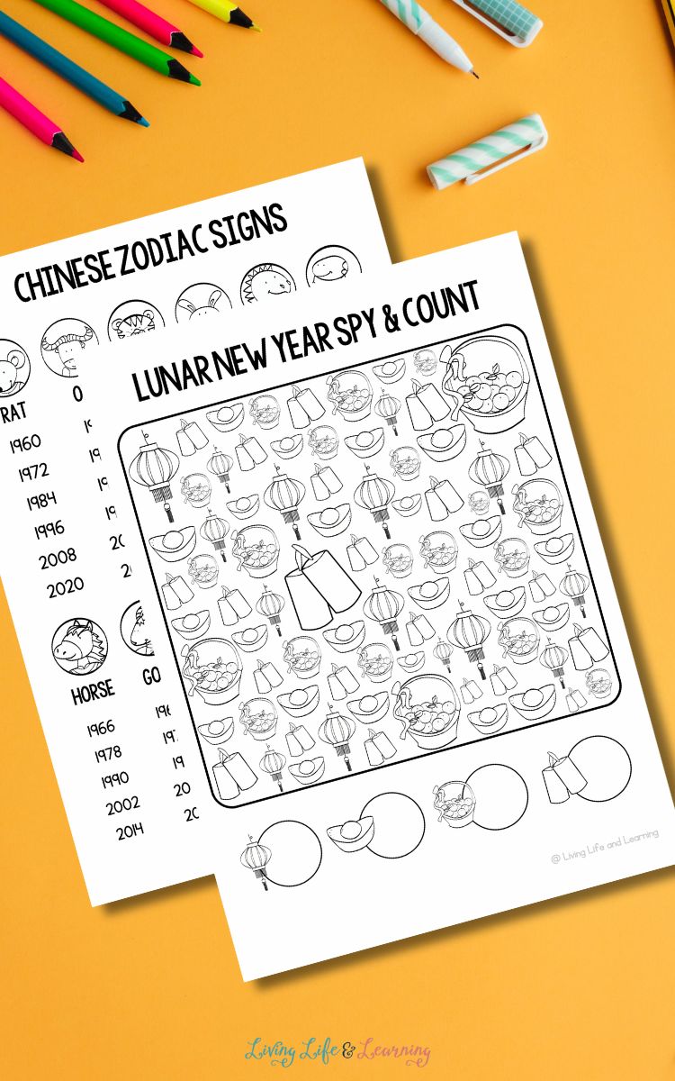 Lunar New Year Worksheets