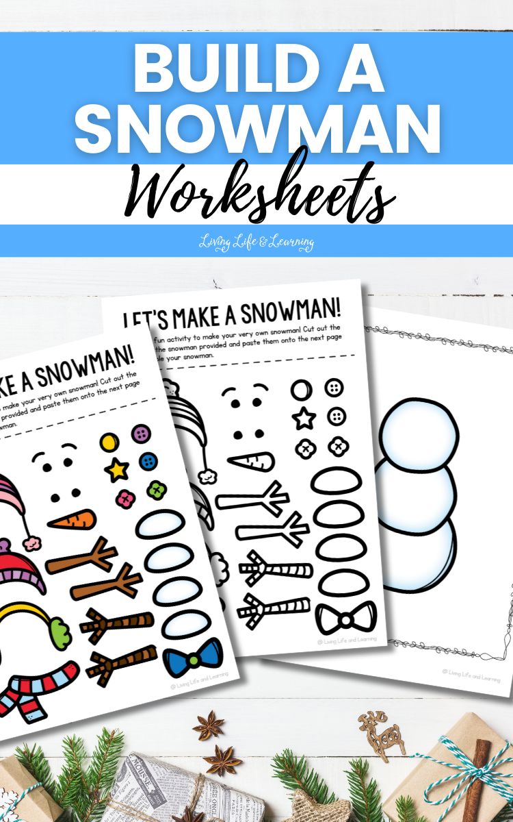 Build a Snowman Worksheets