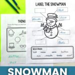 Snowman Activity Sheets