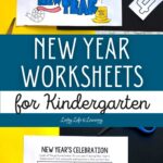 New Year Worksheets for Kindergarten