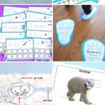 A collage of Polar Bear STEM Activities