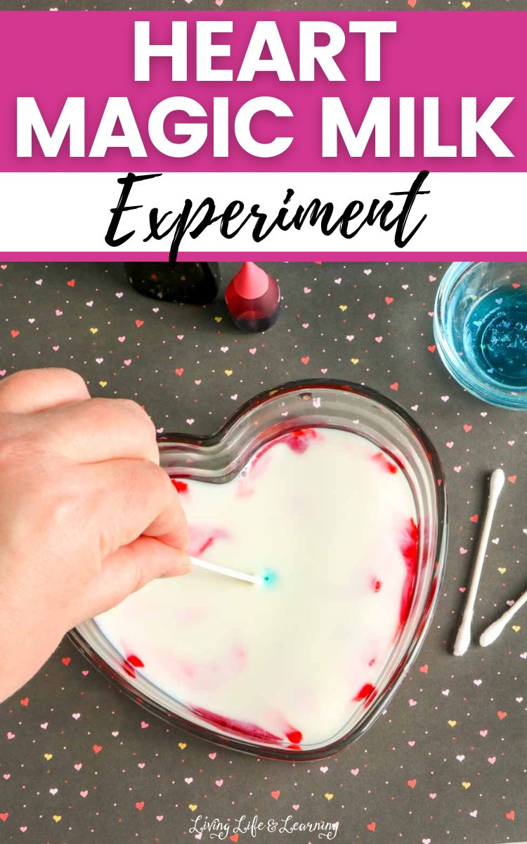 Heart Magic Milk Experiment