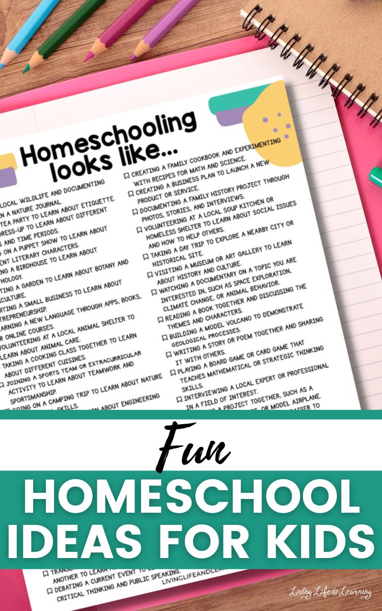 Fun Homeschool Ideas for Kids