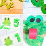A collage of Frog Activities for Toddlers