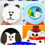 Paper Plate Winter Crafts
