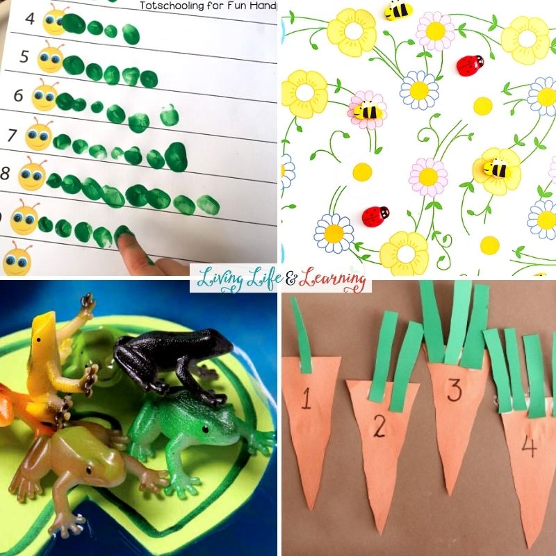 Spring Math Activities for Preschool
