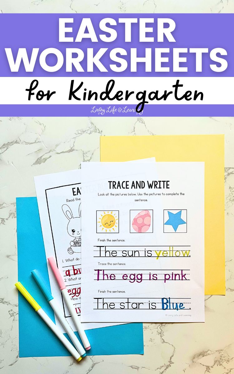 Easter Worksheets for Kindergarten
