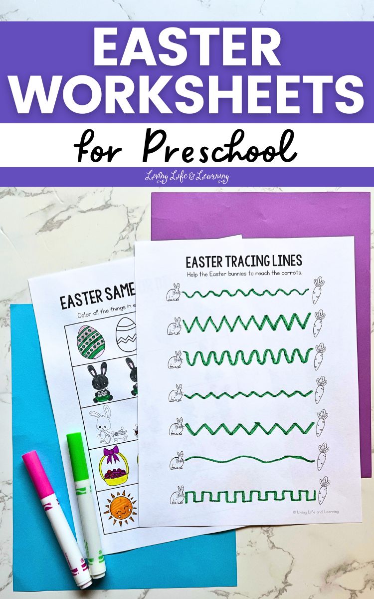 Easter Worksheets for Preschool