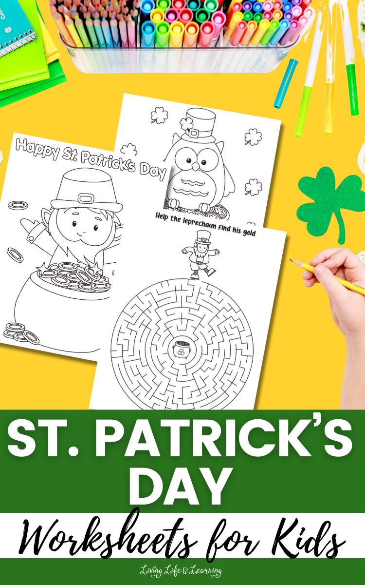 St Patrick's Day Worksheets for Kids