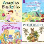A collage of Easter Books for Elementary Students