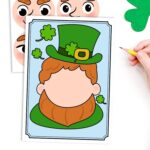 Two Leprechaun Emotions Printables on a table