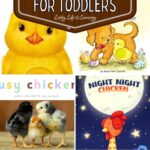 A collage of Chicken Books for Toddlers
