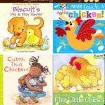A collage of Chicken Books for Toddlers