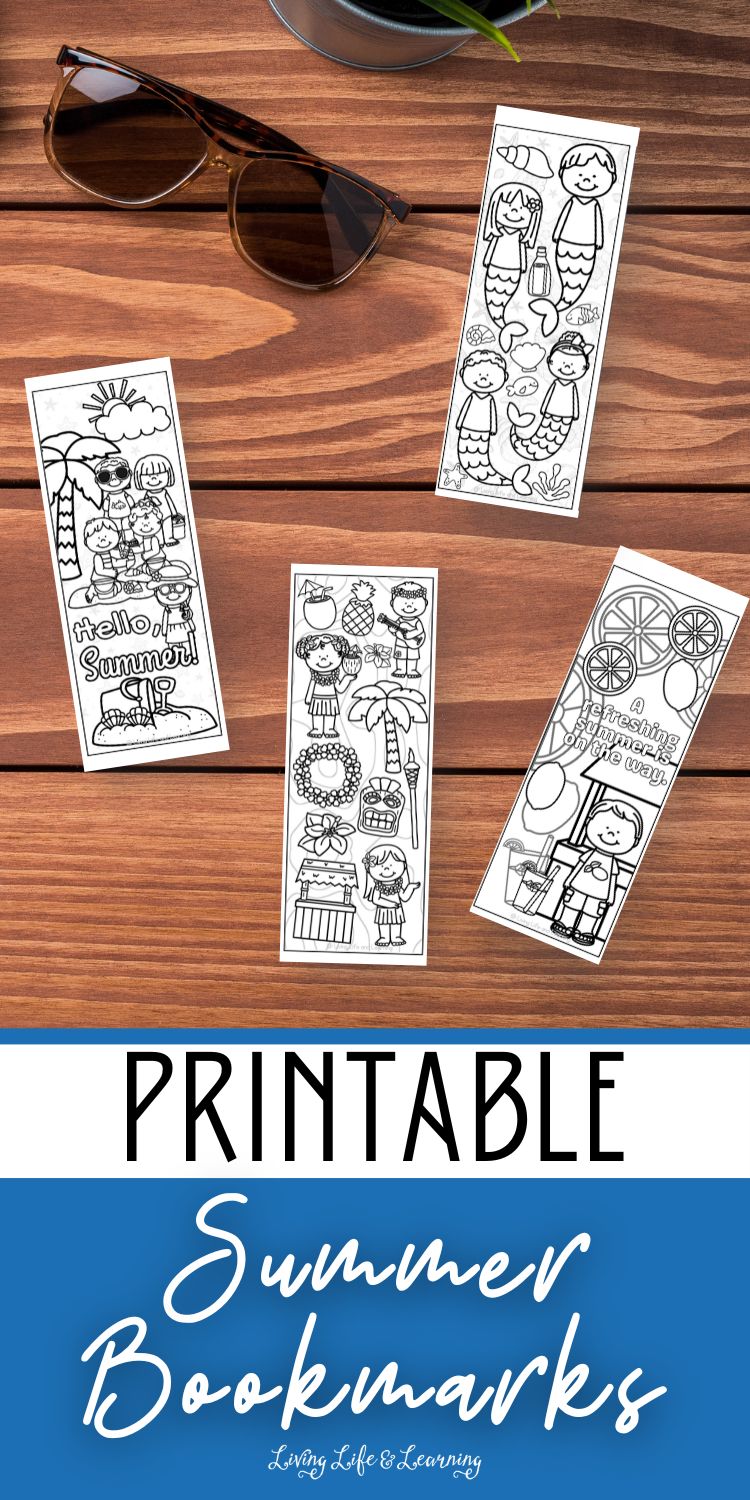 Printable Summer Bookmarks