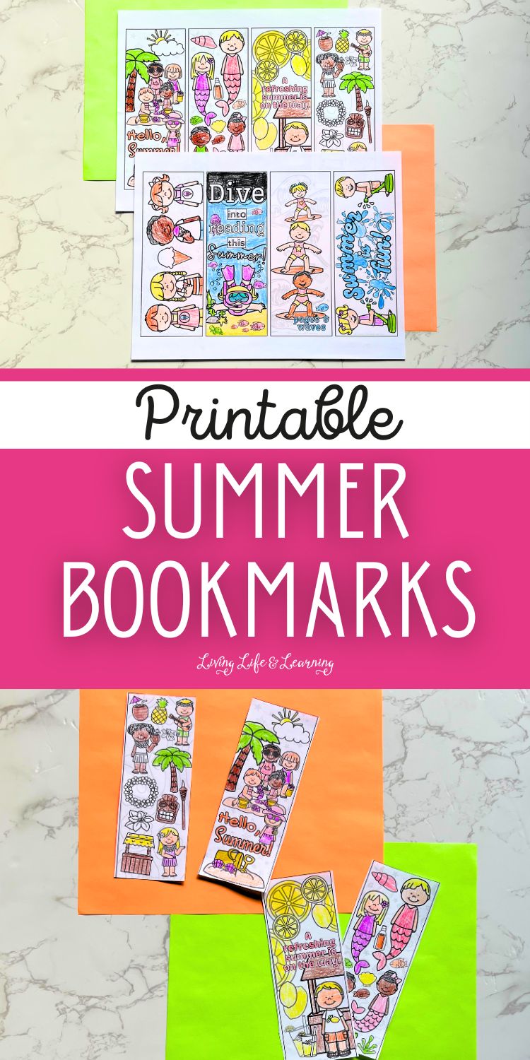 Printable Summer Bookmarks