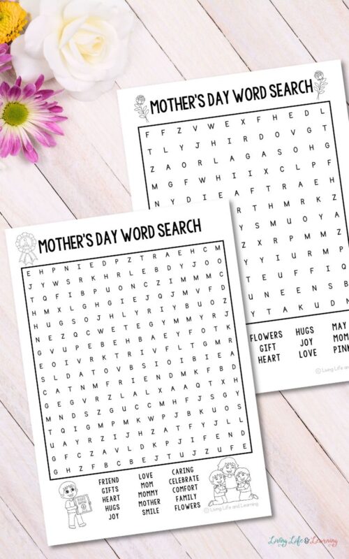 Mother's Day Word Search Printable
