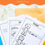 Three pages included in the Human Body Coloring Pages for Preschoolers