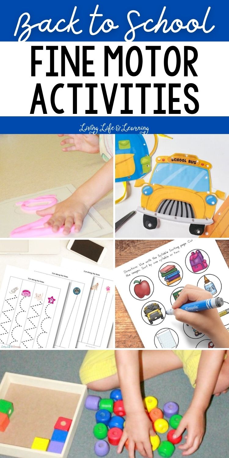 Back to School Fine Motor Activities