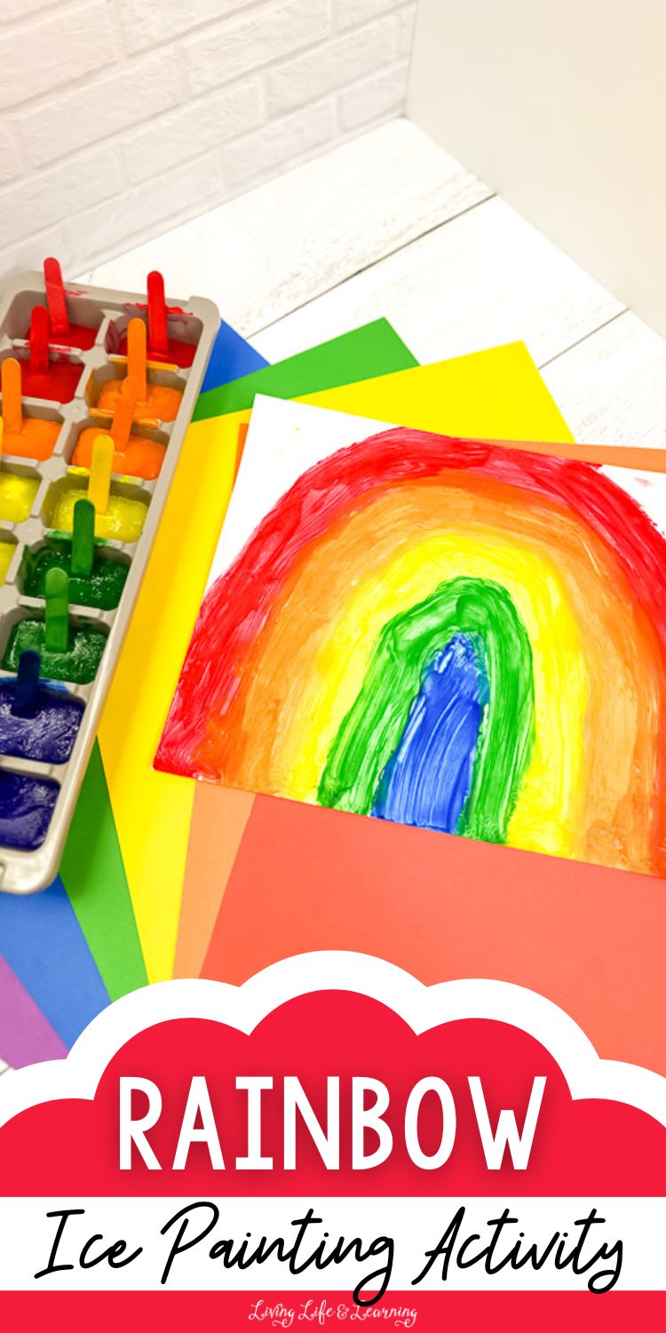 Rainbow Ice Painting Activity: A Fun and Colorful Craft for Kids