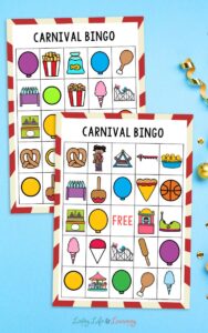 Carnival Bingo Printable and Creative Learning Ideas