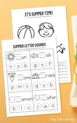 Summer Handwriting Worksheets for Fun Writing Practice