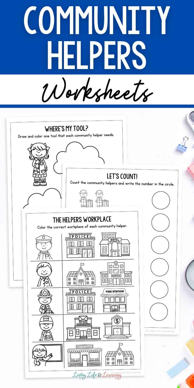 Community Helpers Worksheets for Early Childhood Education