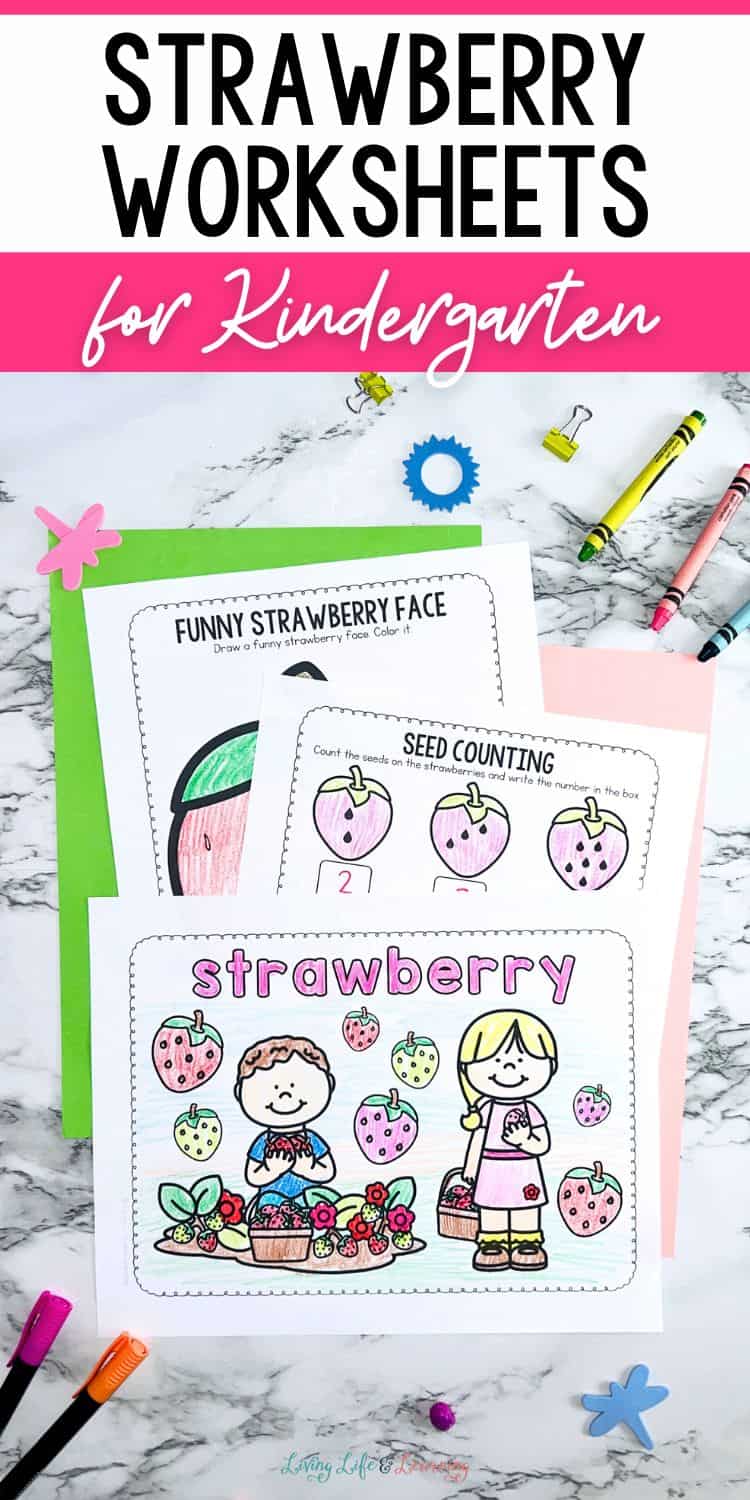 Strawberry Worksheets for Kindergarten: Free Printables for Kids