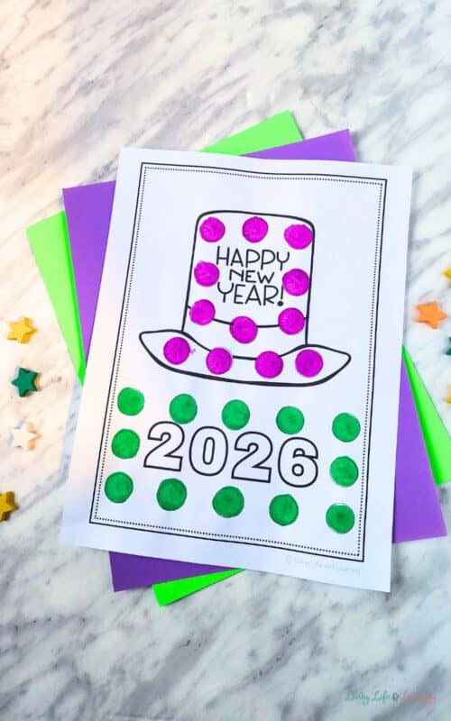 New Year Do a Dot Printables: Fun Learning Ideas