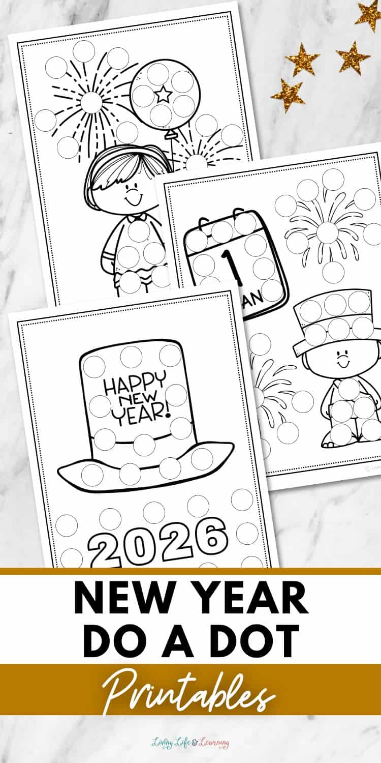 New Year Do a Dot Printables: Fun Learning Ideas