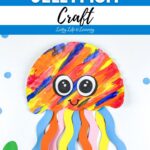 colorful Paper Plate Jellyfish Craft