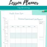 pages included in the Science Lesson Planner