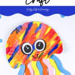 Paper Plate Jellyfish Craft on a table